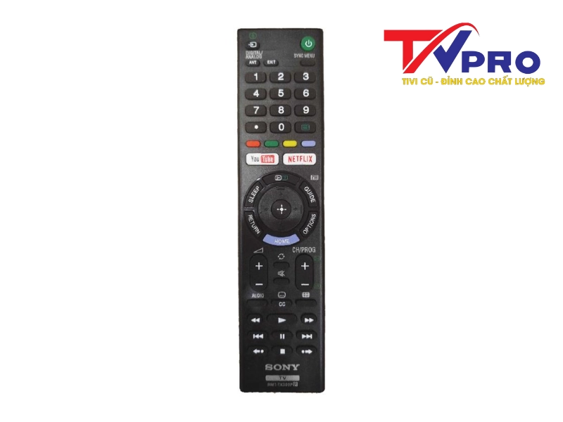 Giới thiệu điều khiển từ xa của tivi Sony cũ