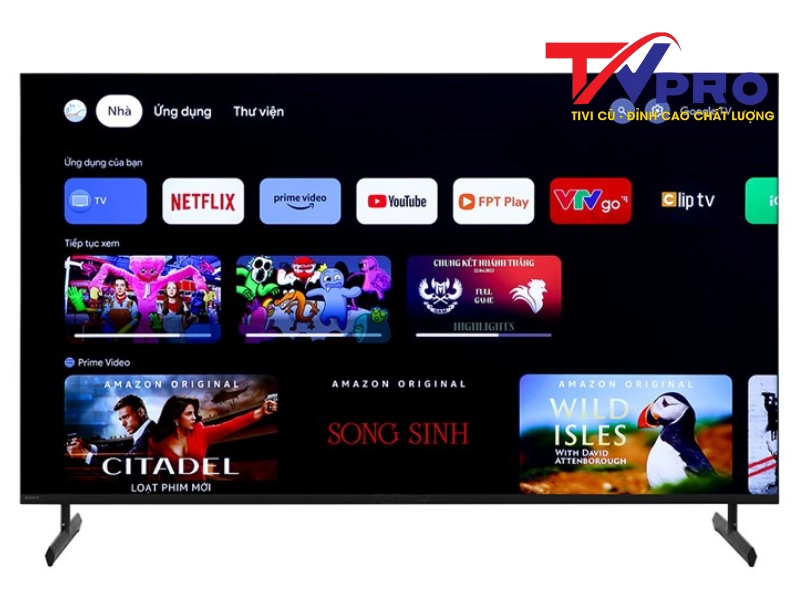 Các chức năng khác của tivi Sony cũ