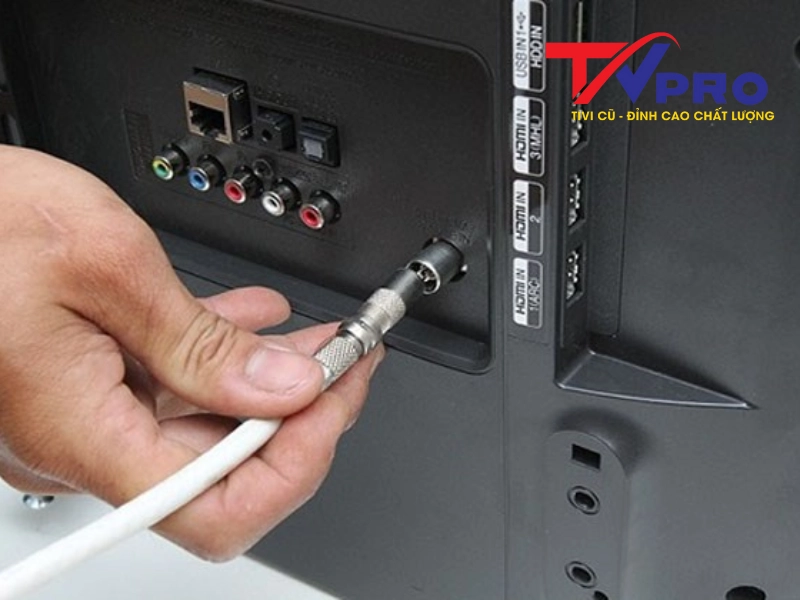 Cách kết nối ăng ten cho tivi LG cũ