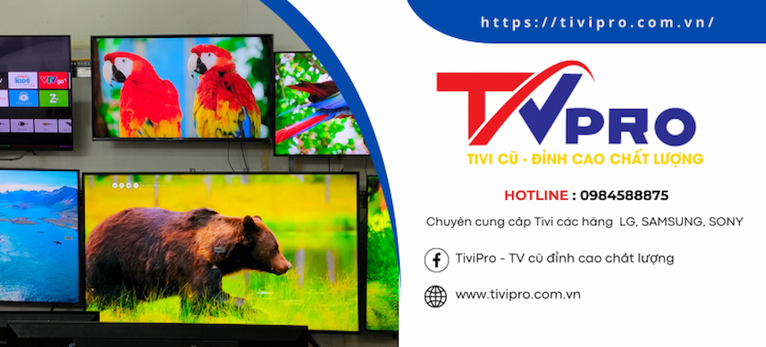 Nơi cung cấp các dòng tivi chính hãng, uy tín