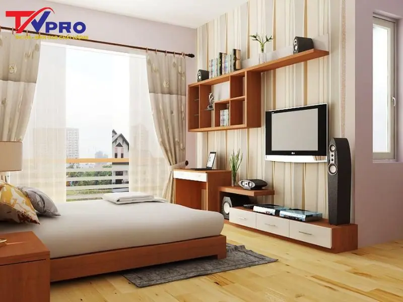 Kích thước tivi cũ phù hợp với phòng ngủ 