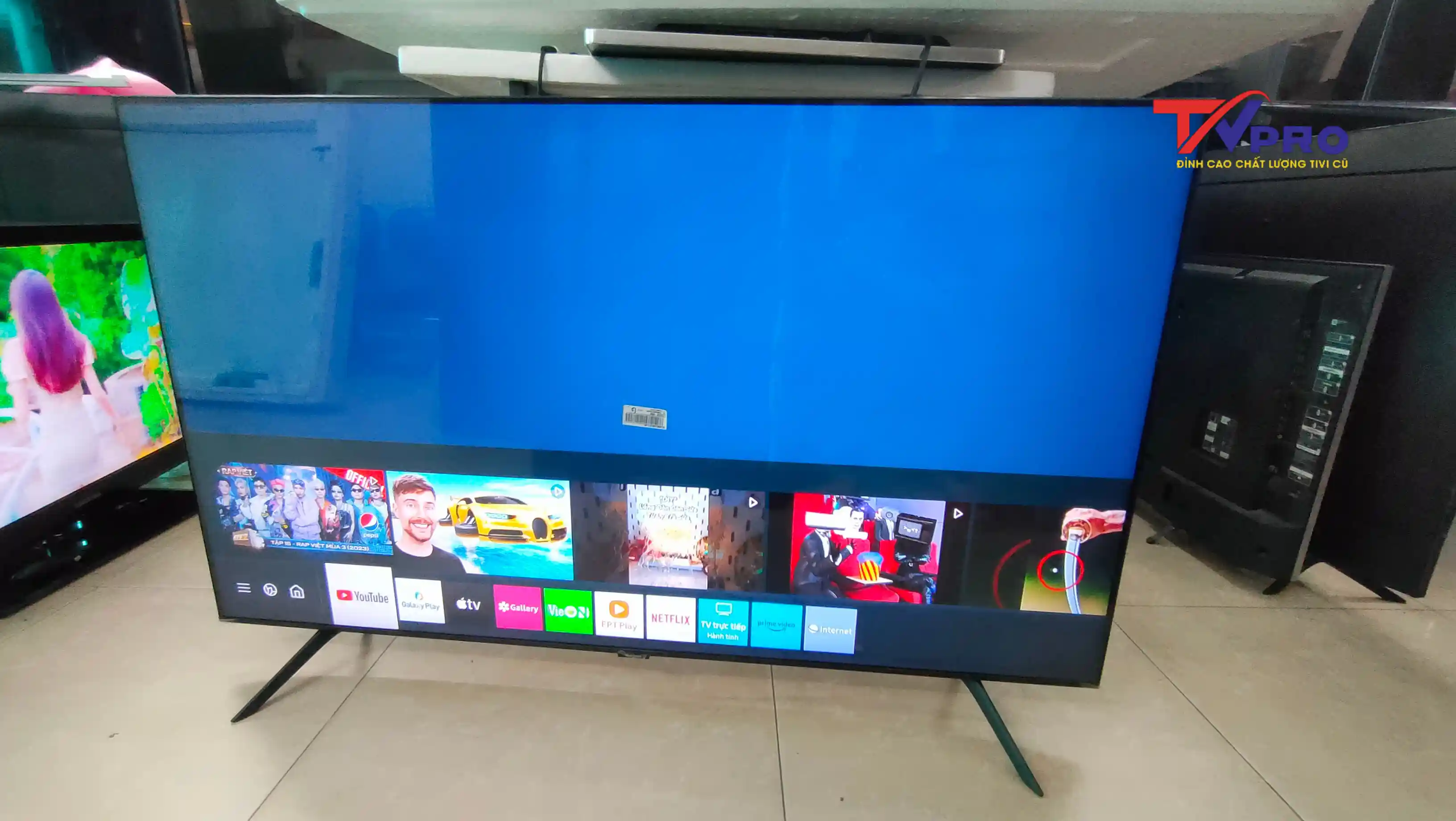 tivi Samsung UA55TU8000K cũ