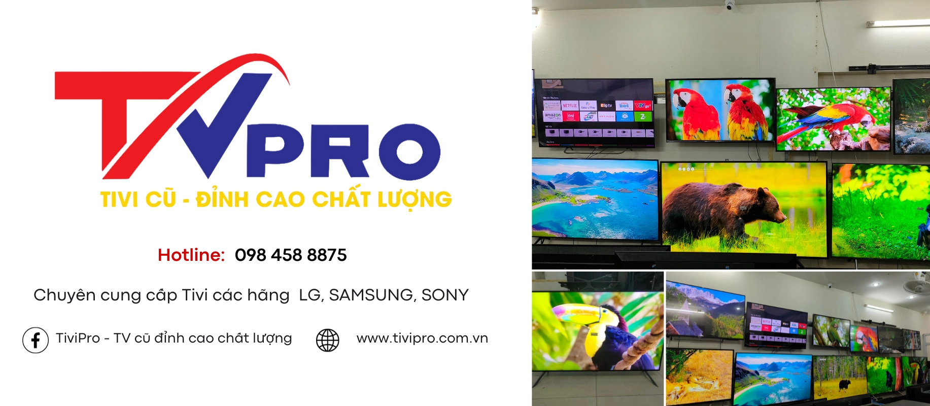 Trung tâm cung cấp các dòng tivi chính hãng